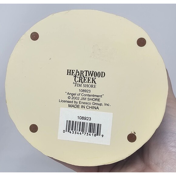 Jim Shore Heartwood Creek Angel of Contentment figurine 9" Vintage 2002 #108923 - Picture 6 of 10